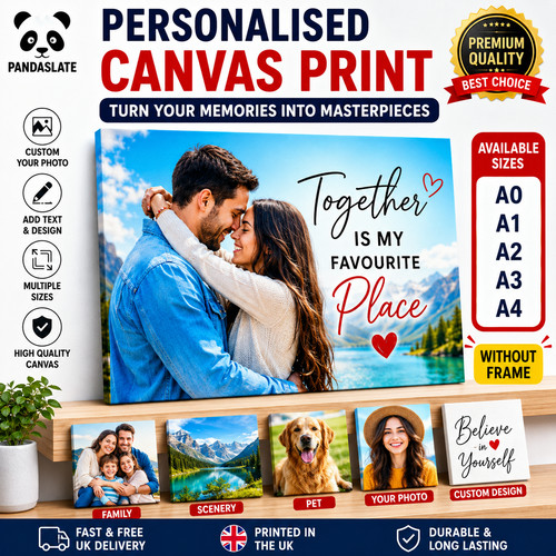 Personalised canvas photo - canvas,