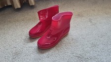 Red Wellingtons