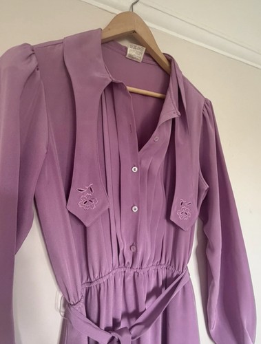 Vintage 1970s 1980s pleated