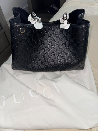 Gucci black embossed - black,