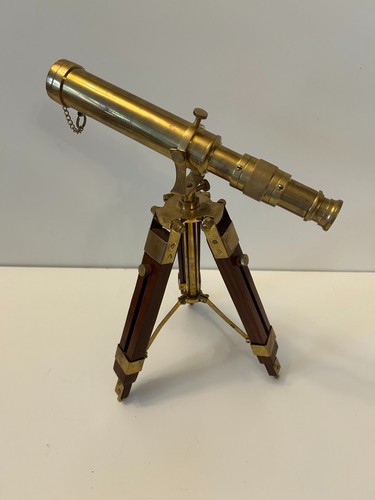 Vintage style brass telescope - style,