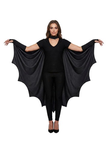 Bat wings cape adult - bat,
