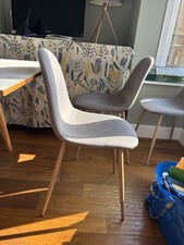 Habitat Grey Dining Chairs £40 Per Pair (8 chairs Available) -RRP £110 a pair