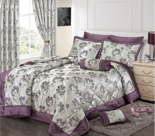 Luxury floral jacquard - jacquard, bedding