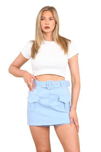 Womens cargo skort belted - skort,