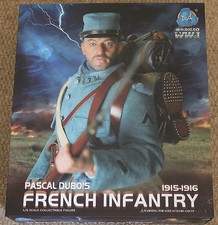 did action figure ww1 french pascal dubois 1/6 12'' boxed dragon cyber hot toy