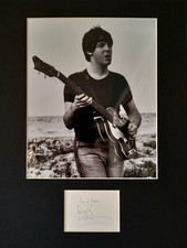 Paul McCartney signed autograph photo display