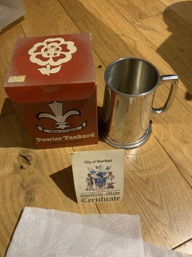 Pewter tankard english - pewter,