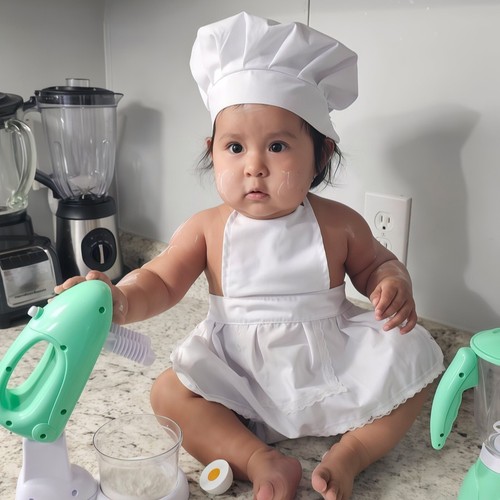 Hat dress baby chef - dress,