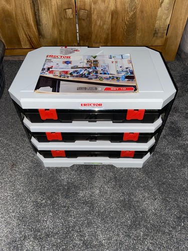 Erector meccano 3 drawer - erector,