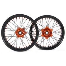 Supermoto complete wheels - 17'',