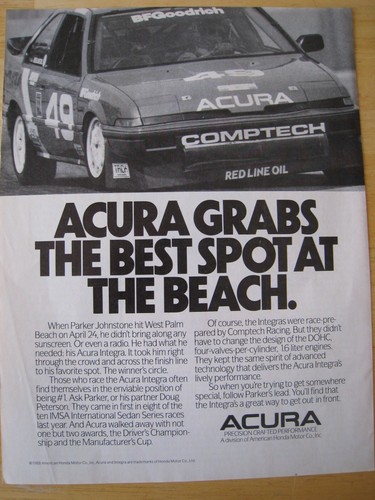 Acura grabs best - spot, american