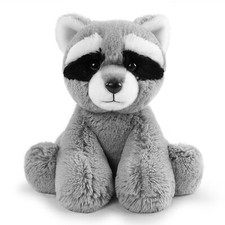 8.5" Cute Raccoon Plush Toy