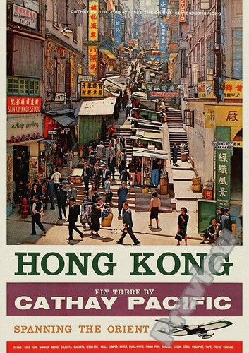 Vintage hong kong airways - kong,