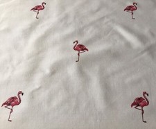 Flamingos on (white