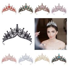Baroque Crown Princess Tiara Elegant Rhinestone Crown Hair Ornaments For Girls