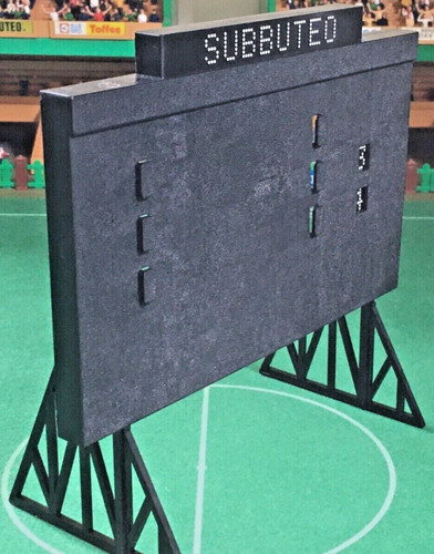 Subbuteo scoreboard team tags - scoreboard,