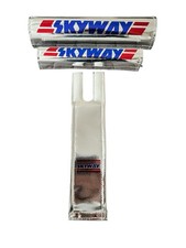 Skyway TA BMX Old School 3 Pad Frame Set.  CHROME / BLUE / RED NEW
