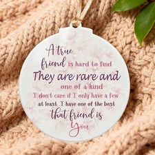 Floral Friendship Bauble Best