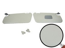 1 set sun visors with chrome