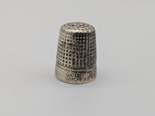 Dorcas sterling silver thimble - dorcas,