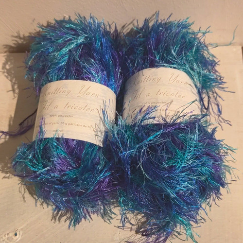 Lot eyelash knitting yarn - eyelash,