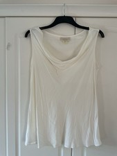 Ann Harvey Cream Classic Cowl Neck Blouse Size 24 Never Worn Very Elegant