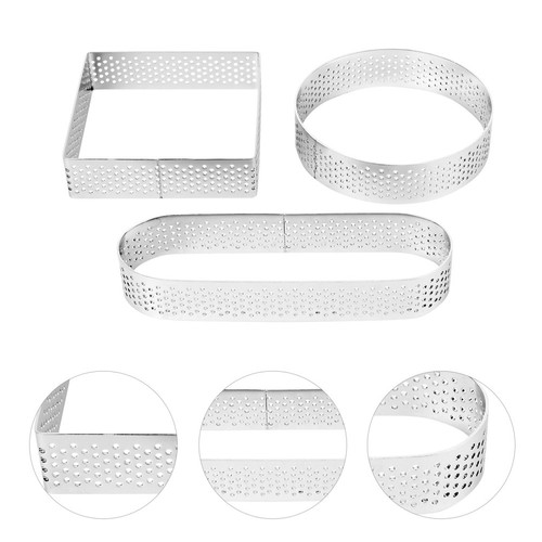 Pcs baking mousse rings cake - 3,