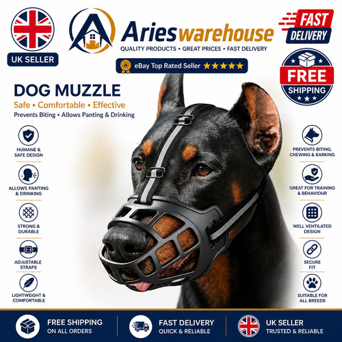 Large dog muzzle basket - dog, mesh