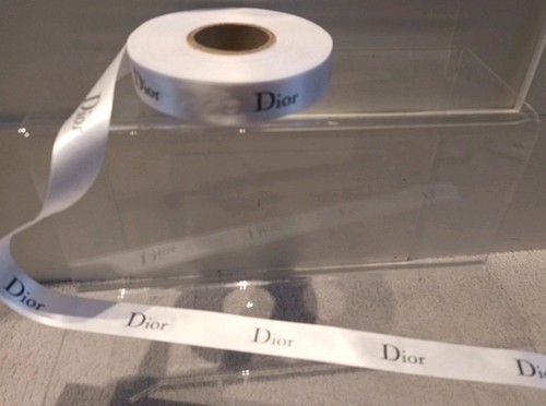 Dior ribbon width white - 60",