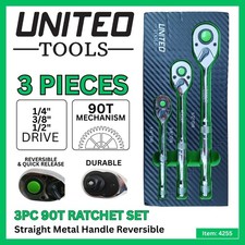 3PC (1/4" 3/8" 1/2") 90 Tooth