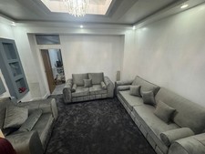 Luxury grey lily sofa set - grey,