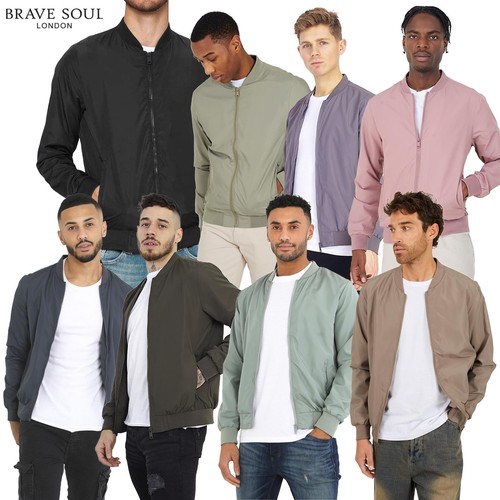 Brave soul mens bomber jacket - soul,