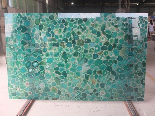 Rectangle center table - center, emerald