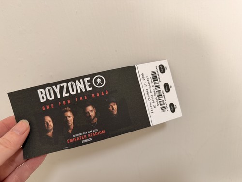 Boyzone souvenir keepsake - boyzone,