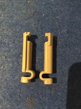 Beko Dishwasher DFN04210W Top Basket Plate Rack Plastic Clips Pair  (GREY ONES )