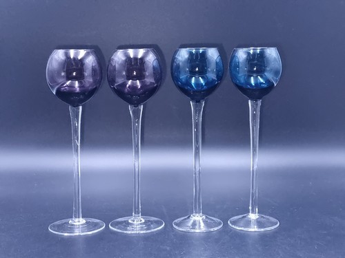 Hand blown long stem different - long,
