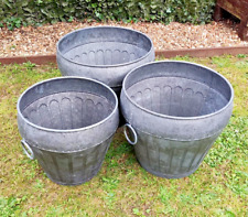 Galvanised Metal Planter Urn