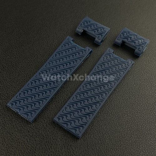 22mm navy blue silicone - 22mm,