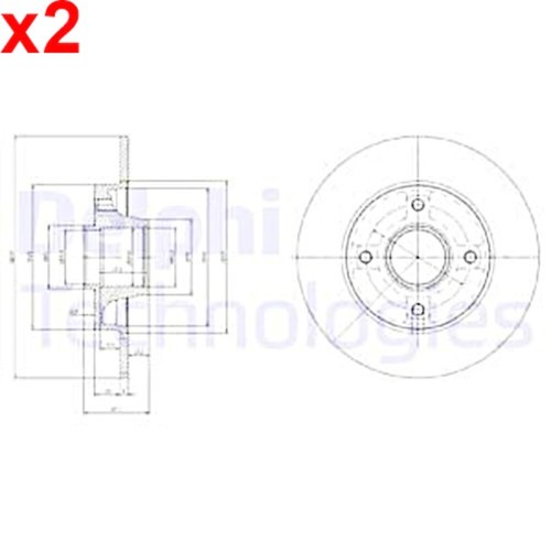 Delphi brake disc for - delphi,