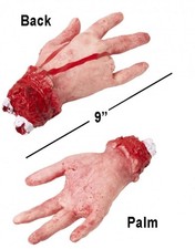 HUMAN SIZE SEVERED HAND WITH
