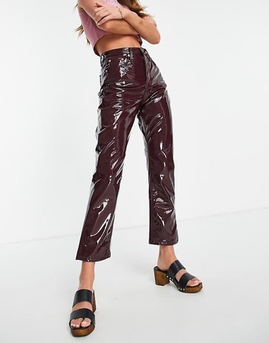 Topshop editor vinyl jean - topshop, in