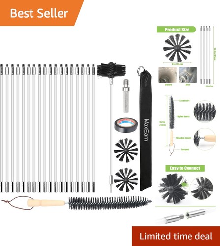Versatile chimney sweep kit - versatile,