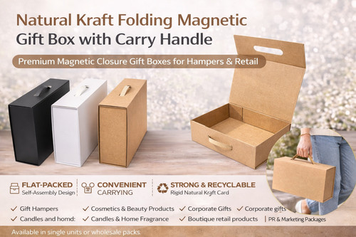 White magnetic folding - magnetic, gift