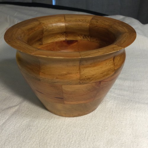 Hand crafted wooden planter - hand-crafted,