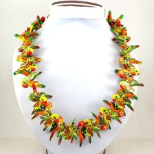 Necklace Yellow Parrot Beaded