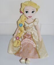 Disney Store Rapunzel Tangled wedding dress bride soft toy plush doll cuddly 21"