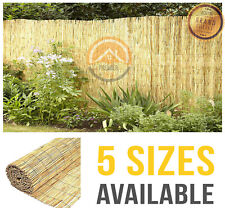 Natural Reed Fence Screening Roll Garden Privacy 4m Length 5 Sizes Fencing Panel