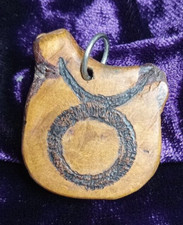 Taurus Zodiac Charm Shaped and