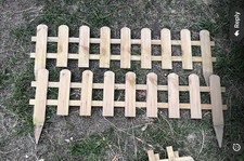 Mini Wooden Picket Fence / Picket Fencing Panels
